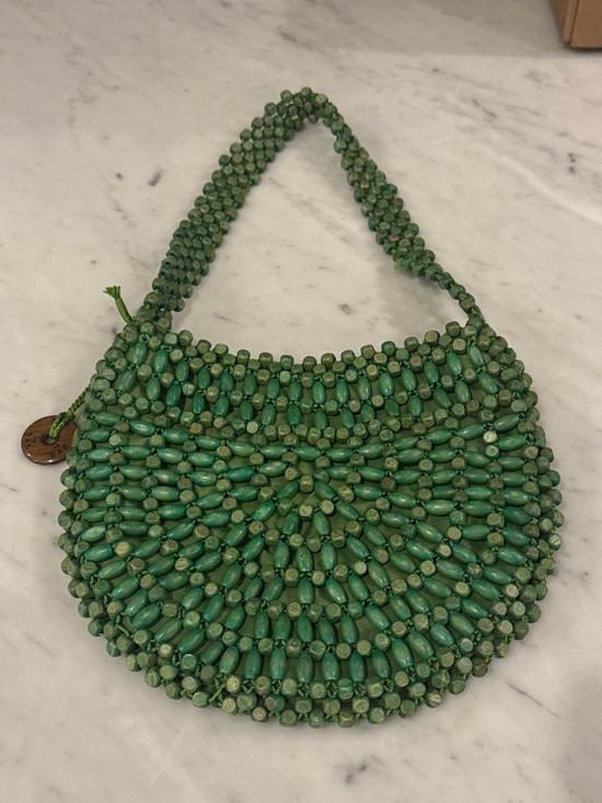 The Sak Handbags - The Sak Green Beaded Shoulder Bag